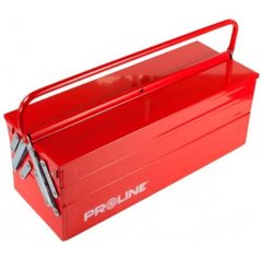 Металевий розсувний ящик для інструментів Proline 33405 червоний