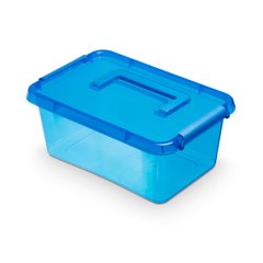 Універсальні контейнери для зберігання 4.5 л 29.5x20x12.5 SimpleStore Color ручка синя 1323