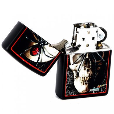 Запальничка Zippo 28627 Mazzi Skull & Spider