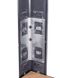 Металлический складской стеллаж Metalkas R100 (180x90x40 см) Серый