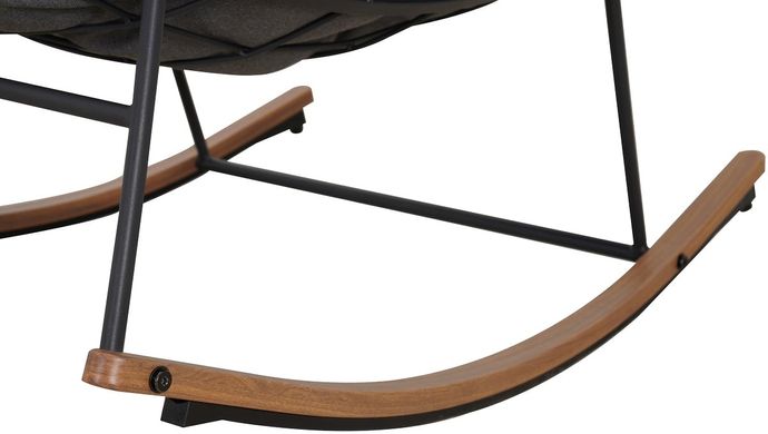 Кресло-качели зі столиком Focus Garden Ronda темно-серый 005302