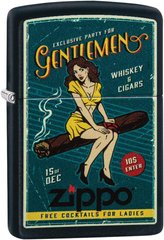 Зажигалка Zippo Cigar Girl Design 60005052 Девушка на сигары