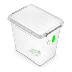 Антибактериальный пластиковый пищевой контейнер с микрочастицами серебра 30 л 39 х 29 х 35,5 см Orplast 1542