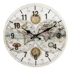 Часы на стену с картой Art-Pol 124261