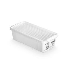 Герметичный пластиковый контейнер Orplast white.line 6 л 39.5x19.5x11.5 1412