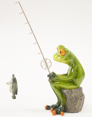 Фигурка рыбака лягушки 115813