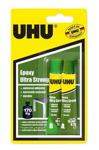 Клей эпоксидный UHU EPOXY Ultra Strong 2х10мл 37550