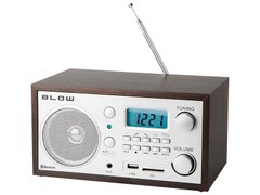 Портативное радио BLOW RA 2 FM приемник, радиоприемник от сети с Bluetooth