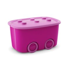 Детская коробка KIS 237287 FUNNY BOX L ящик для хранения розовый в детскую (46 литров)