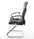 Кресло офисное Signal Q-030 металл Chrome, высокая спинка сетка черная, ткань черная 2 шт