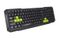 Клавиатура игровая проволочная для геймеров Aspis EGK102G зелено-черная