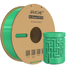 Филамент Jamg He Hi-Speed ​​PETG 3D-Printer Filament 1,75 мм 1 кг зеленый