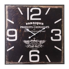 Годинник на стіну з циферблатом квадратны в стилі лофт 91408