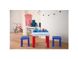 Детский набор Keter 227497 Construction стол + 2 стула, подходит к LEGO