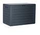 Садовий ящик-скриня для зберігання PROSPERPLAST Woodebox MBWL190-S433 пластиковий антрацит