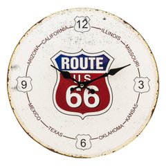 Декоративний годинник круглий Route US 66 мдф 34 см