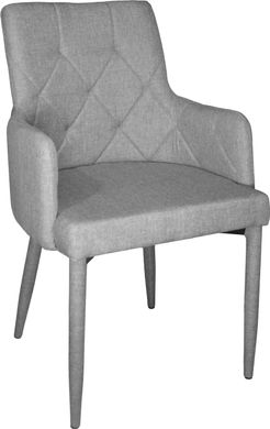 Кресло мягкое в гостинную для отдыха Signal Ricardo TAP.06 серый