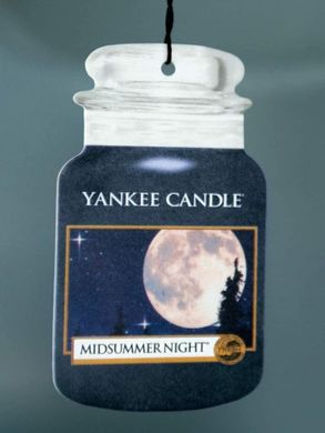 Ароматизований освіжувач повітря Midsummer’s Night Yankee Candle Car Jar Літня ніч, набір 3 штуки 1114285Е