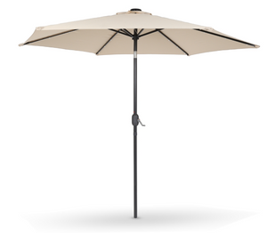 Садова парасоля Home&Garden Malta з Led підсвіткою бежева 126845 126845 фото