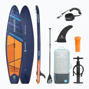 Набір дошка SUP AQUASTIC Perth Sport 11'4 MSL 345 см, до 150 кг, з веслом 2в1 та насосом AQS-B6I039-OR фото