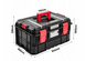 Ящик для інструментів 54,6x38x30,7 см Kistenberg X-Block Tech з контейнерами та рейками KXB604030G-S411