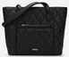 Стьобана сумка-шоппер з еко-шкіри зі знімною сумкою Wittchen 96-4Y-235-1 чорна