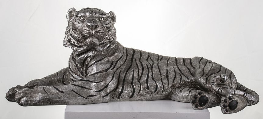 Декоративна фігурка Тигр в срібному кольорі Art-Pol 135614