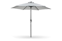 Садовый зонт с Led подсветкой светло- серый, 963258