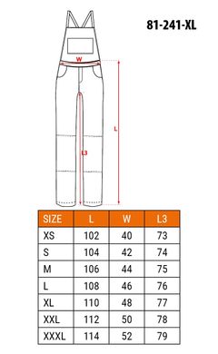 Полукомбинезон рабочий military CAMO размер XL Neo Tools 81-241-XL