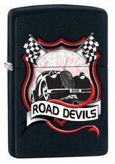 Зажигалка Zippo Road Devils Matte Black 60002621 Дорожные дьяволы