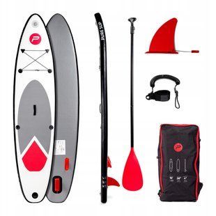 Набір дошка SUP Pure4Fun Basic SUP 10'0" 305 см, до 100 кг, з веслом, насосом і рюкзаком P4F940150 фото