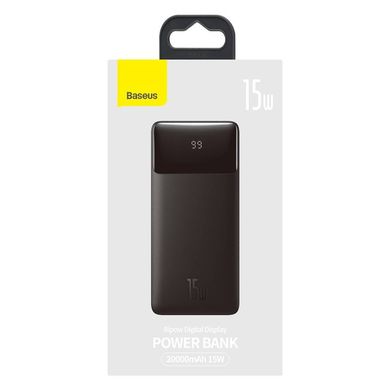 Внешний аккумулятор Baseus PowerBank Bipow Digital Display 20000mAh 15W Black (PPBD050101)