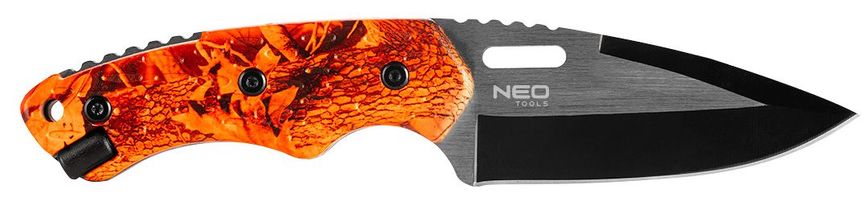 Нож тактический 20 см лезвие 9 см нейлоновый чехол FULL-TANG Neo Tools 63-109