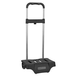 Тележка для школьного рюкзака Safta Black 300x230x850 мм, чёрная 641075905 фото