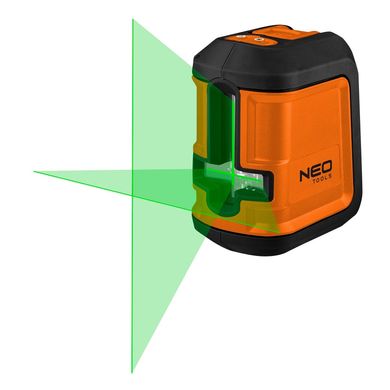 Лазерний рівень 15 м зелений з чохлом та залізним утримувачем Neo Tools 75-106
