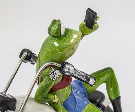 Декоративная статуэтка Art-Pol Лягушка на мотоцикле 112082