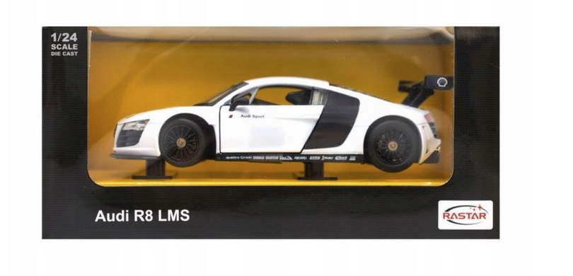 Модель автомобиля Audi R8 LMS Rastar 56100 1:24 белый