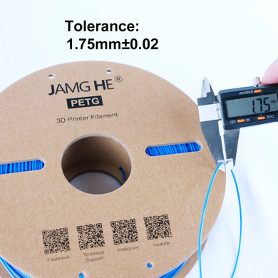 Філамент для 3D-принтера Jamg He PETG Blue 1,75 мм 1 кг JmhPETBlue