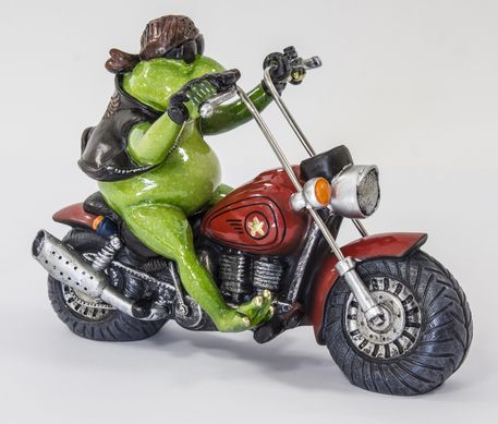 Декоративная статуэтка Art-Pol Лягушка на мотоцикле 112083