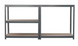 Металлический складской стеллаж Metalkas TG-REG-220 (180х90х40 см) серый