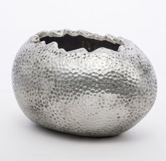 Декоравтивная ваза в серебряном цвете 128159