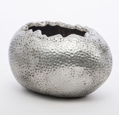 Декоративна ваза в срібному кольорі 128159