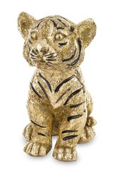 Декортиваня фигурка маленького тигра золотая 142280