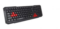Клавиатура игровая проволочная для геймеров Aspis EGK102R красно-черная