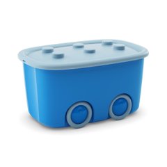 Дитяча коробка KIS 237426 FUNNY BOX L ящик для зберігання синій в дитячу (46 літрів)