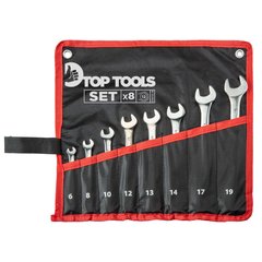 Набір ключів комбінованих Top Tools, 6-19 мм, набір 8 шт, 35D360