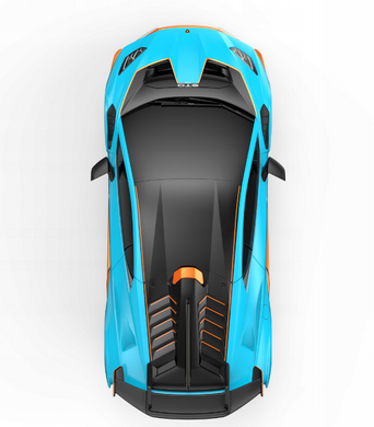 Модель автомобиля на дистанционном управлении Lamborghini Huracan STO 1:24 Rastar 98800 синій