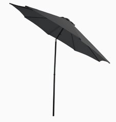 Зонтик с центральной стойкой Focus Garden Samos 3м Темно-серая 005812