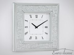 Дзеркальний годинник з вставленими діамантами 50x50 см 15JS0016-2