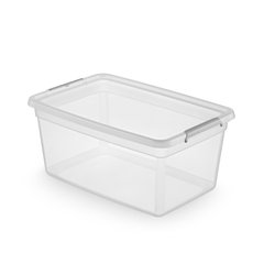 Универсальный пластиковый контейнер для хранения с клипсами 40 л 58,5x39,5x27 см Orplast BaseStore 2772